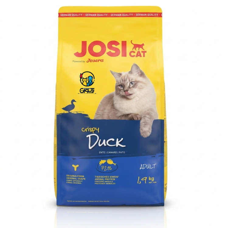 غذا خشک گربه جوسی کت طعم اردک ۱.۹۰۰ کیلوگرم JosiCat Dry Cat Food with Duck – 1.9kg