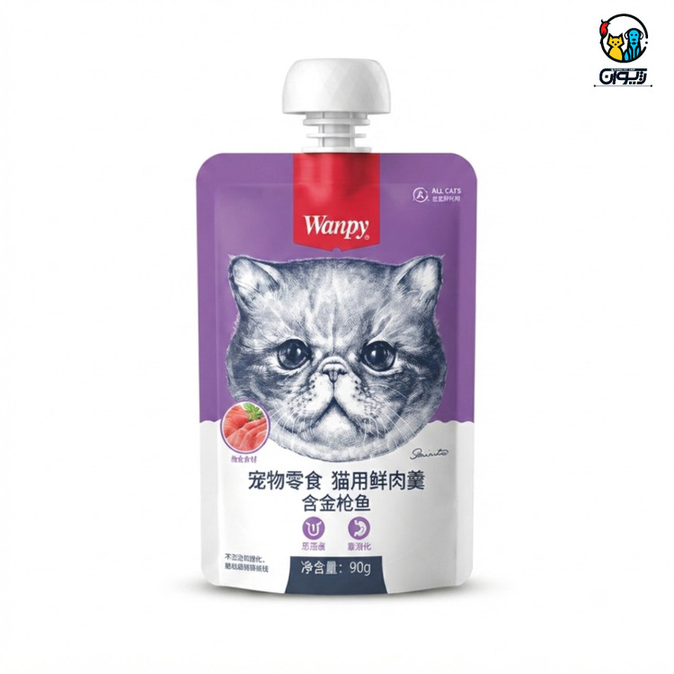پودینگ گربه ونپی طعم تن وزن ۹۰ گرم Wanpy Cat Pudding