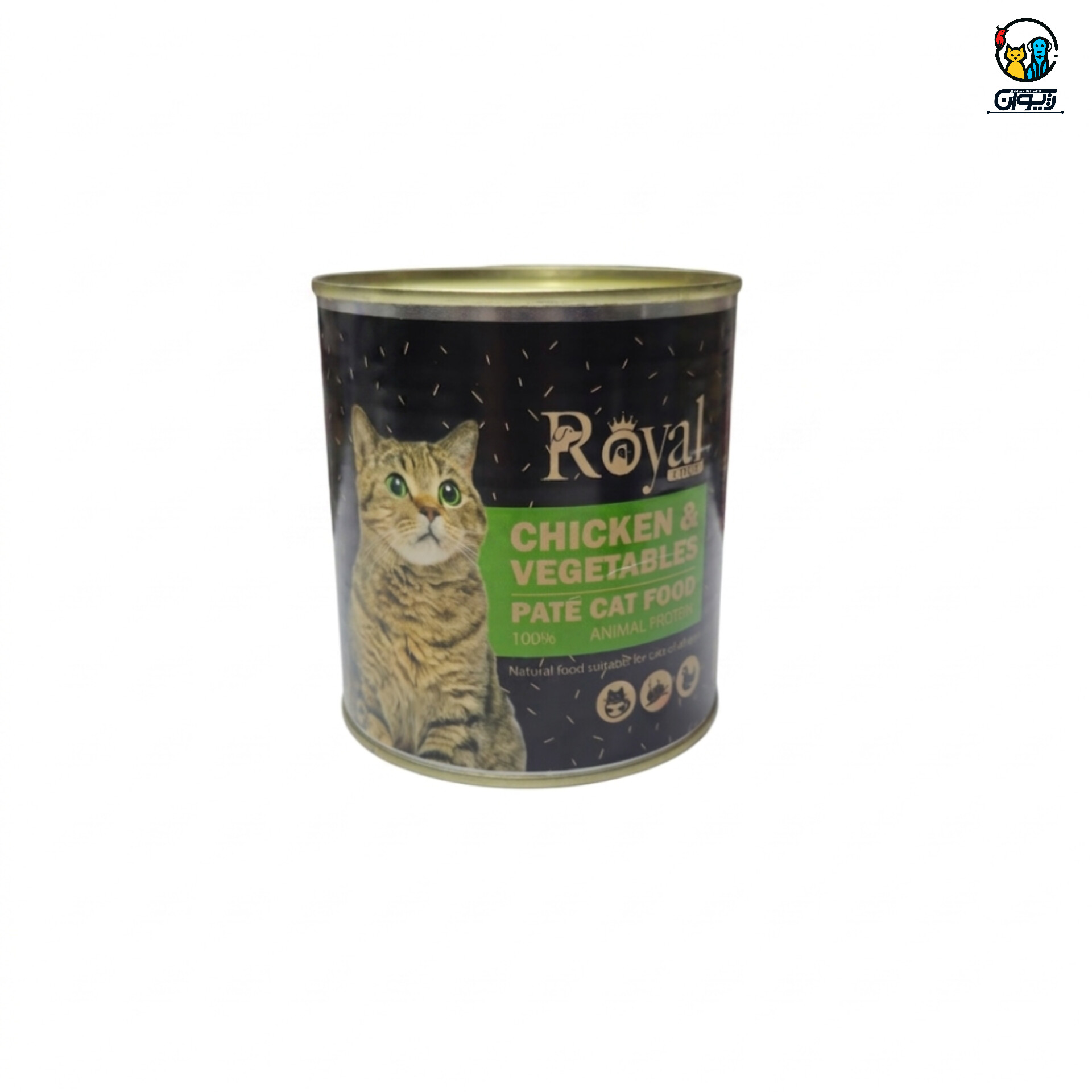 کنسرو گربه رویال کوکو طعم مرغ و سبزیجات ۸۰۰ گرم. Royal Coco Chicken & Vegetables Cat Wet Food 800g