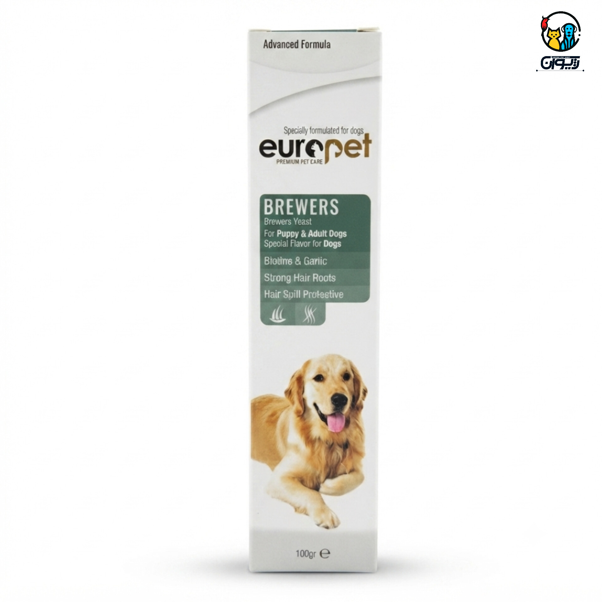 خمیر مخمر آبجو سگ یوروپت مناسب سلامت پوست و مو Europet Dog Brewer's Yeast Paste