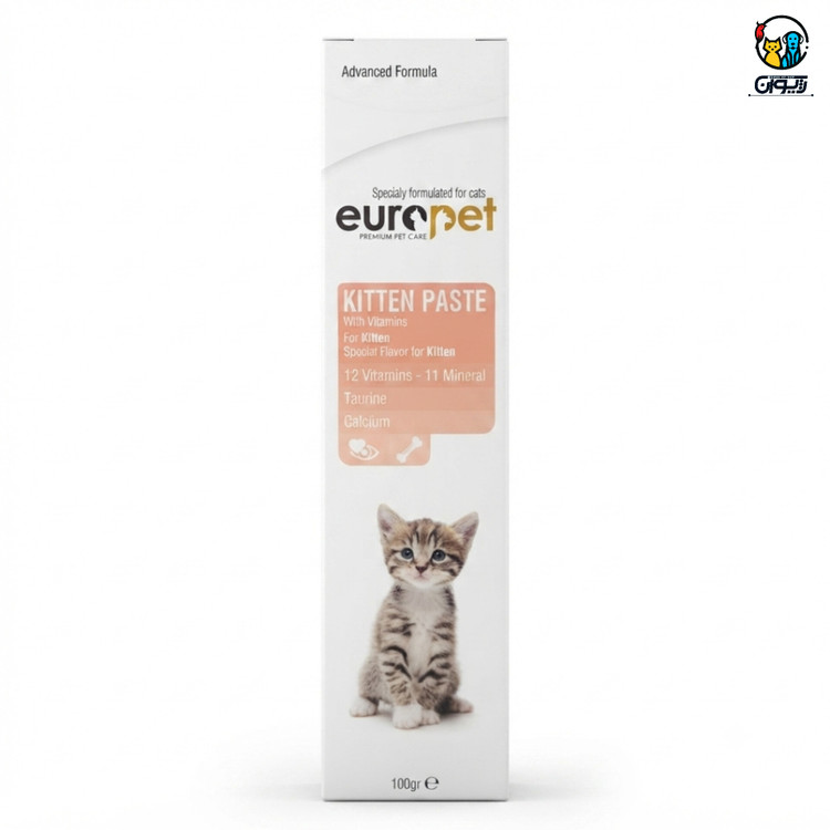 خمیر مولتی ویتامین و مینرال بچه گربه یوروپت Europet Kitten Paste