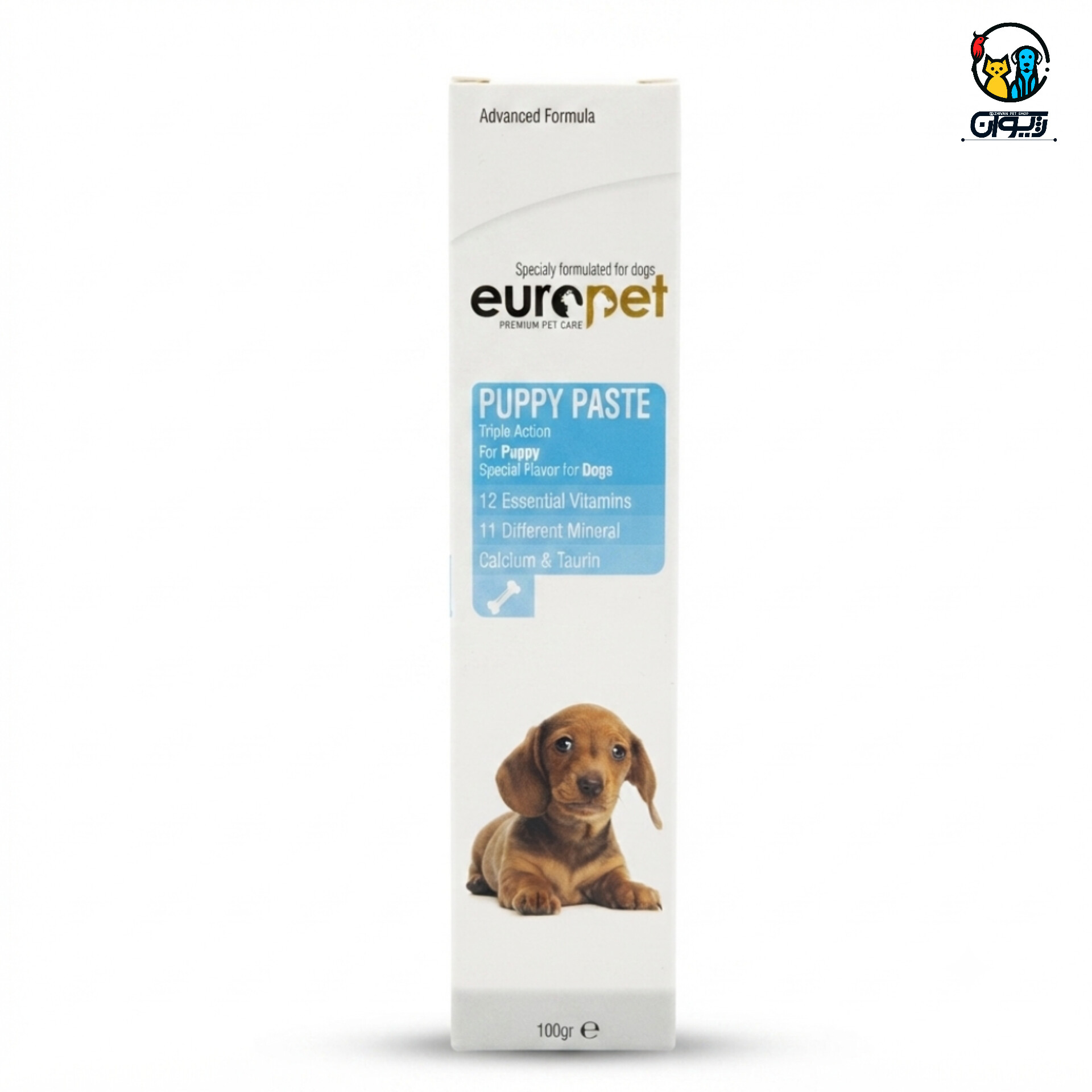 خمیر مولتی ویتامین و مینرال  توله سگ یوروپت Europet Puppy Multivitamin & Mineral Paste